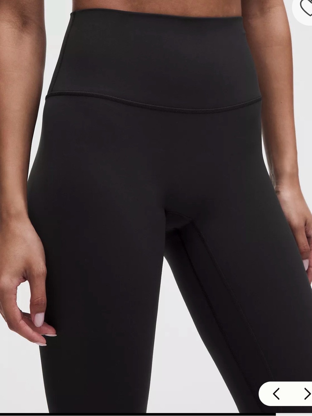 NWOT lululemon wunder train no front seam leggings